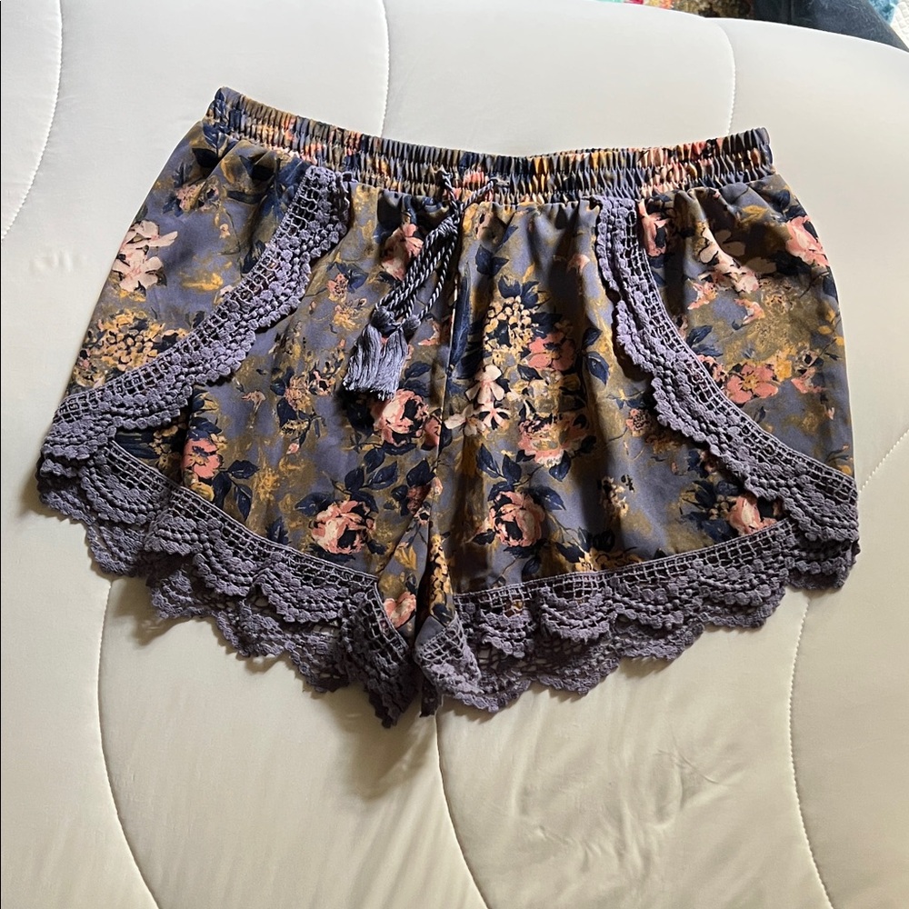 Xhilaration Multicolor Floral Shorts